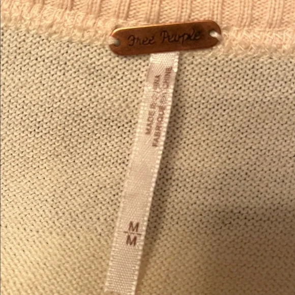 Free People Cream Lace Cardigan - Picture 7 of 8